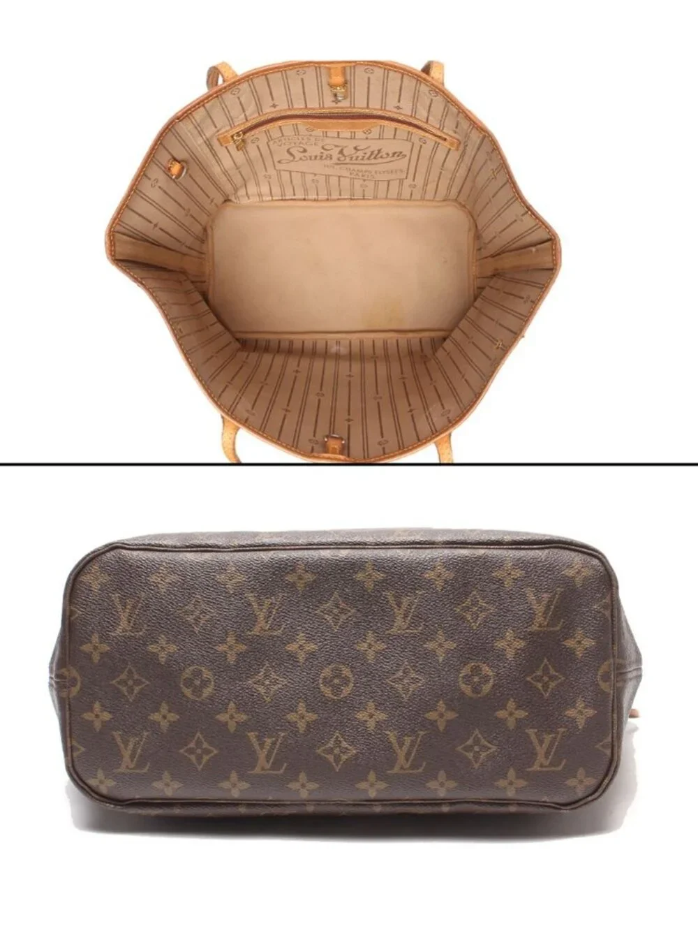 Louis Vuitton Tote Shoulder Bag Neverfull MM Monogram